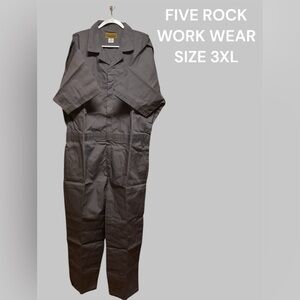 NWOT FIVE ROCK WORK WEAR COVERALLS SIZE 3 XL RELAXED